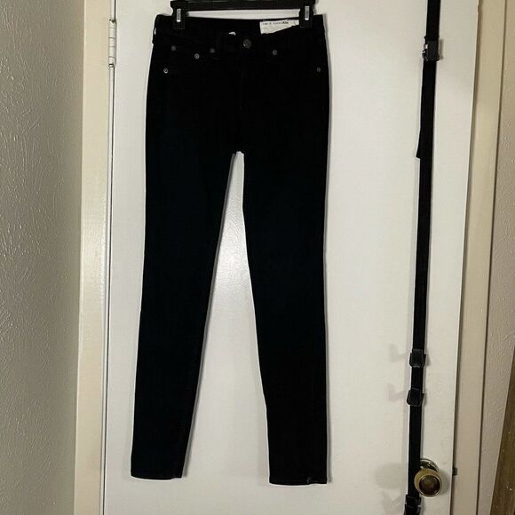 Rag and bone black Leggings pants slim fit size US 26 - Picture 4 of 8